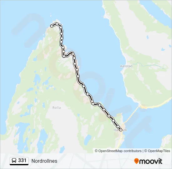 331 Bus Line Map