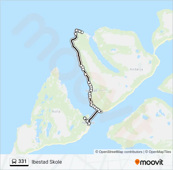 331 Bus Line Map