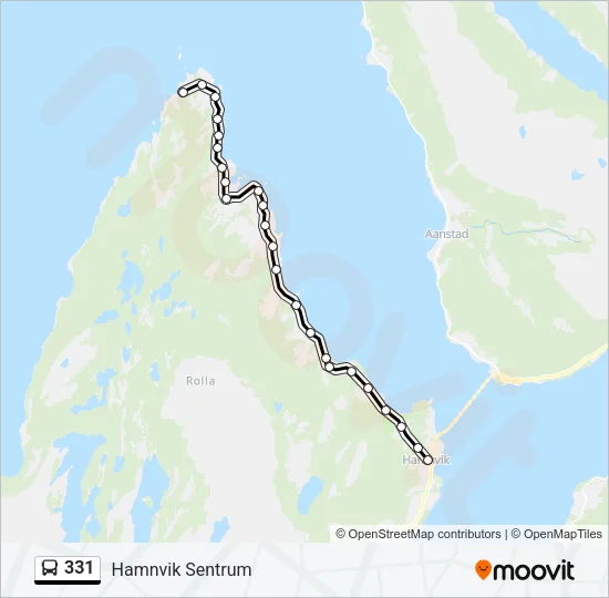 331 Bus Line Map