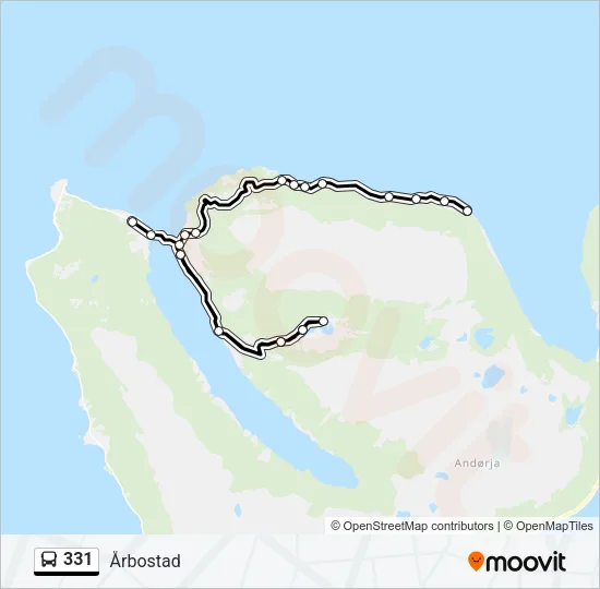 331 Bus Line Map