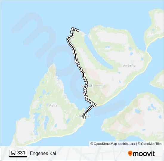 331 Bus Line Map