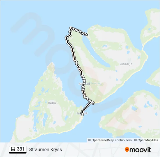 331 Bus Line Map