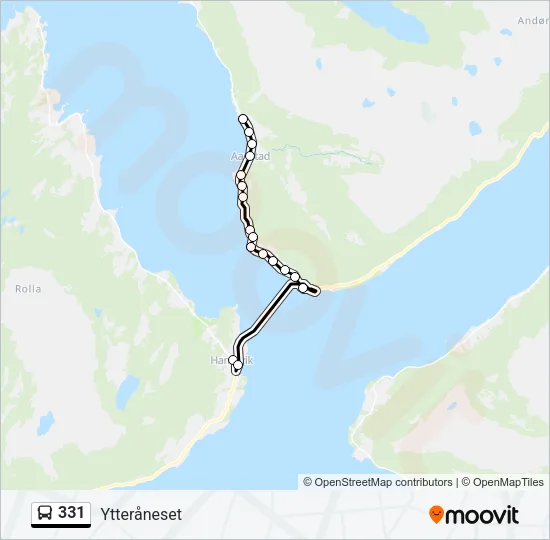 331 Bus Line Map