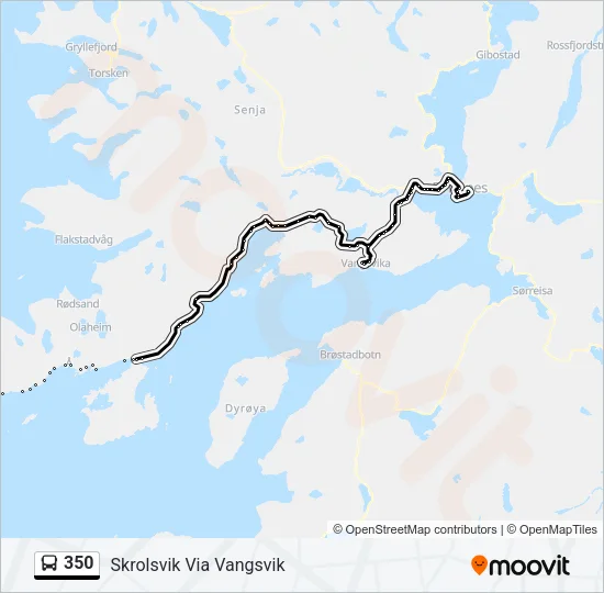 350 Bus Line Map