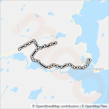 355 Bus Line Map