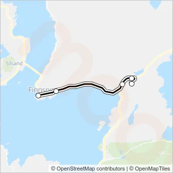 355 Bus Line Map