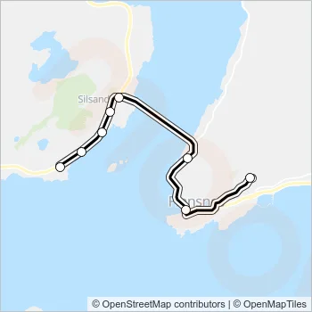 355 Bus Line Map