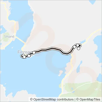 355 Bus Line Map