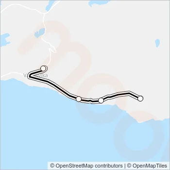 355 Bus Line Map
