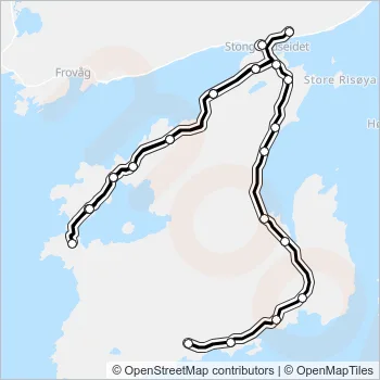 357 Bus Line Map
