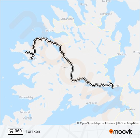 360 Bus Line Map
