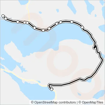 362 Bus Line Map