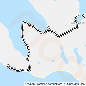 362 Bus Line Map