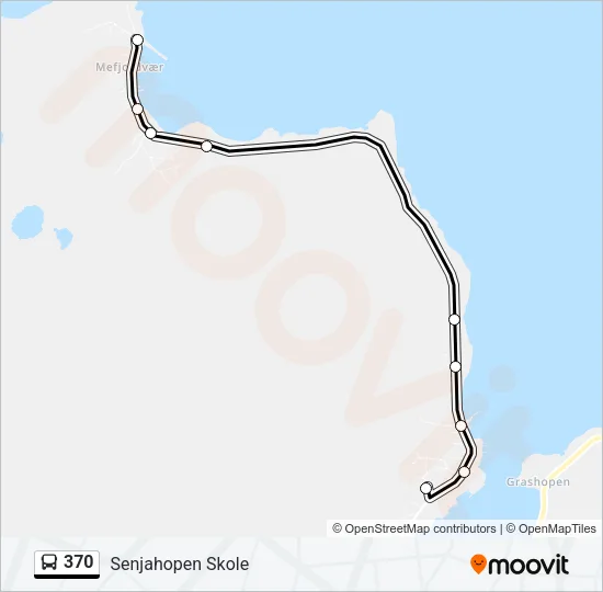 370 Bus Line Map