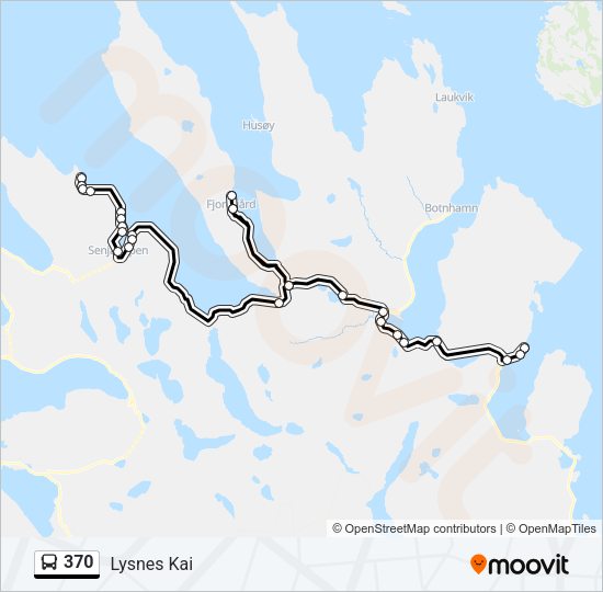 370 Bus Line Map