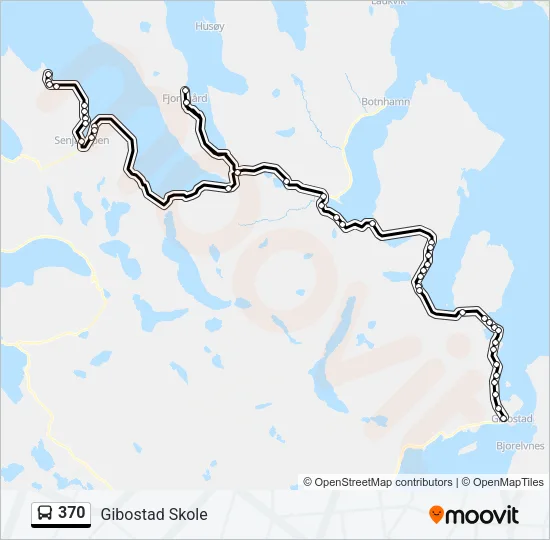 370 Bus Line Map