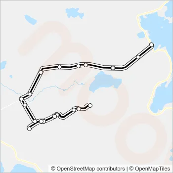 371 Bus Line Map