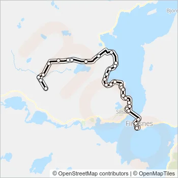 371 Bus Line Map