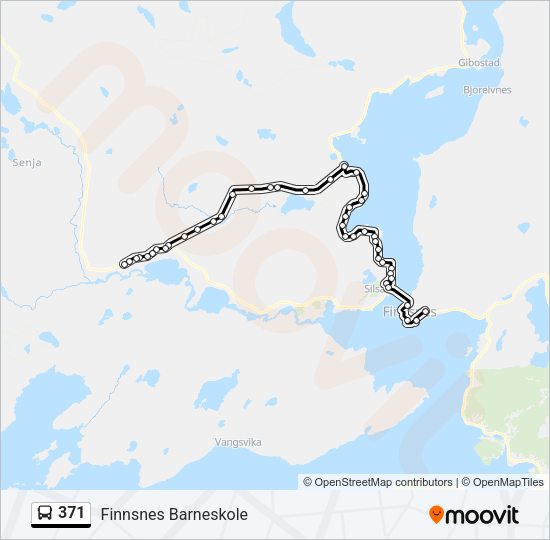 371 Bus Line Map
