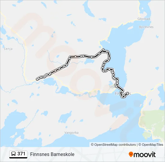 371 Bus Line Map