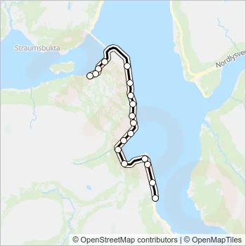 400 Bus Line Map