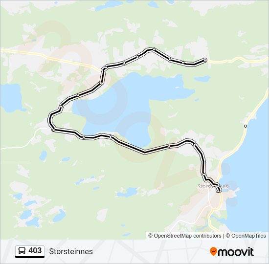 403 Bus Line Map