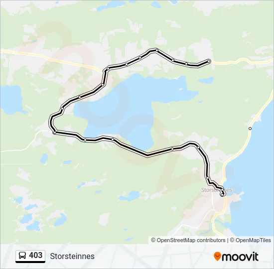 403 Bus Line Map