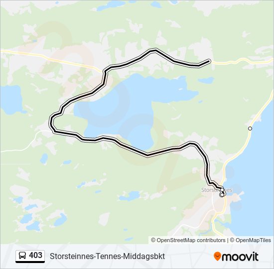 403 bus Line Map