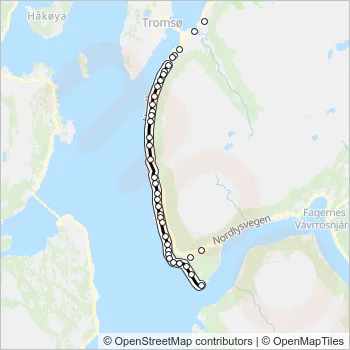413 Bus Line Map