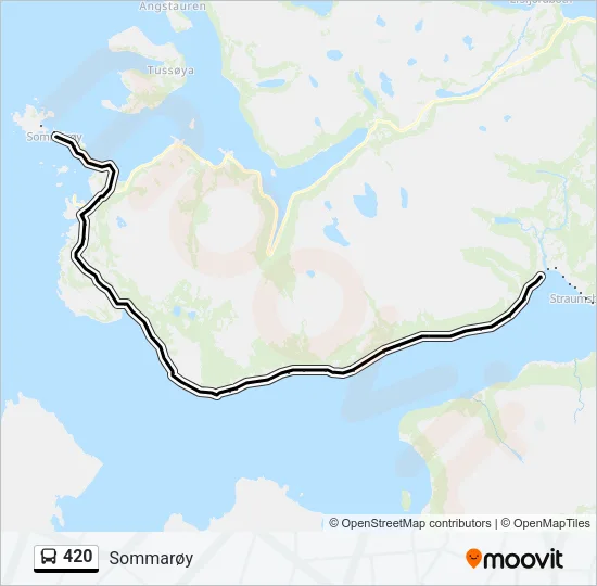 420 Bus Line Map