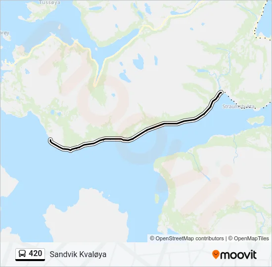420 Bus Line Map