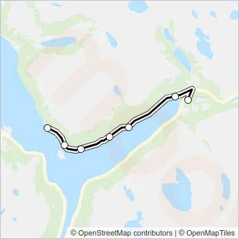 422 Bus Line Map