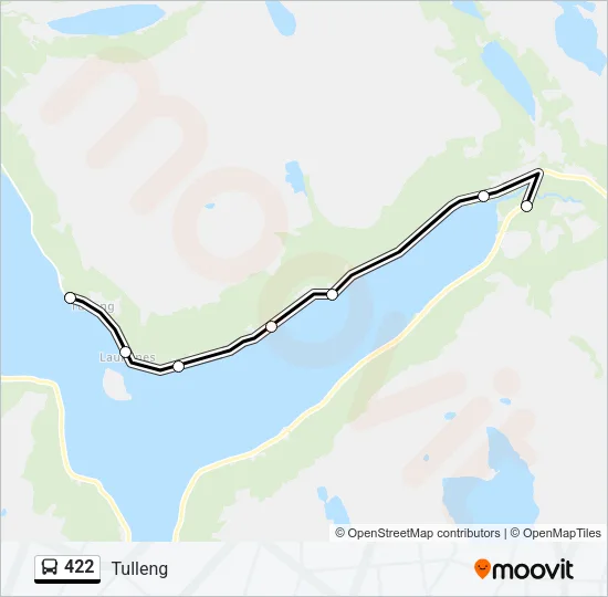 422 Bus Line Map