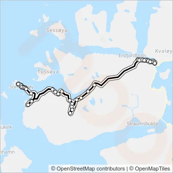 422 Bus Line Map