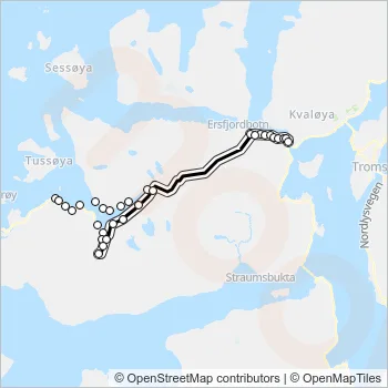 422 Bus Line Map