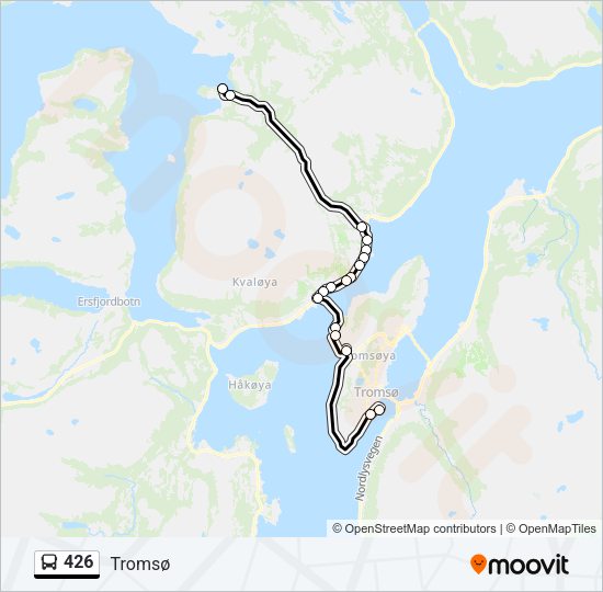426 Bus Line Map