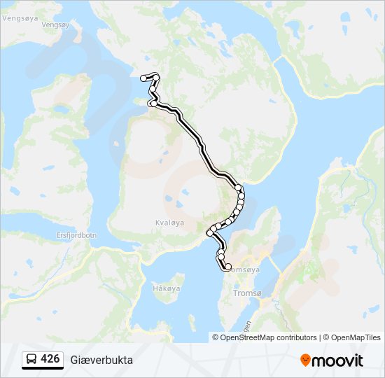 426 Bus Line Map