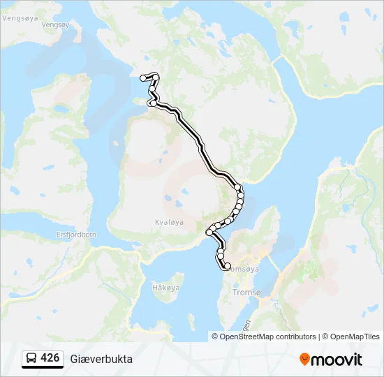 426 buss Linjekart
