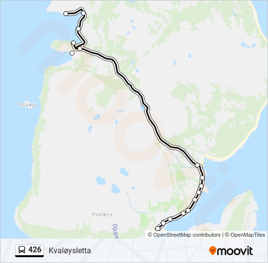 426 bus Line Map