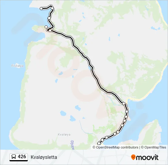 426 Bus Line Map