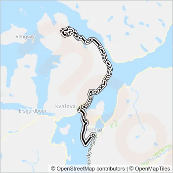 428 Bus Line Map