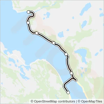 429 Bus Line Map