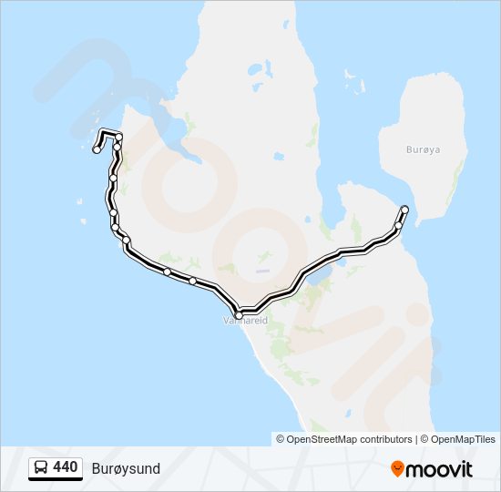 440 Bus Line Map