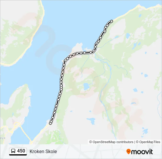 450 Bus Line Map