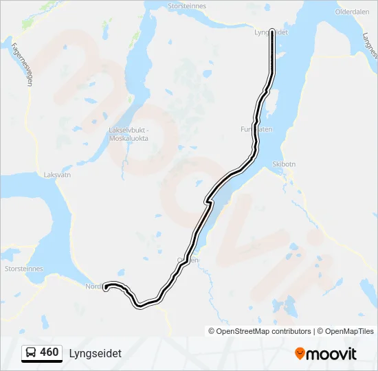 460 Bus Line Map
