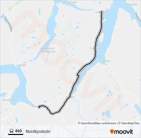 460 Bus Line Map