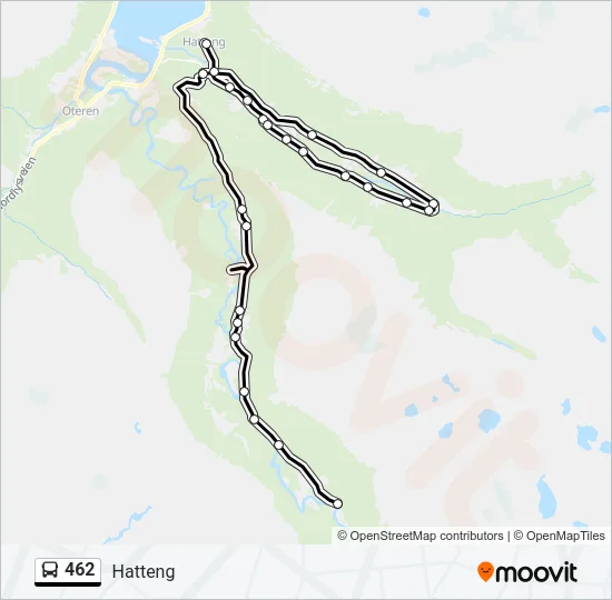 462 Bus Line Map