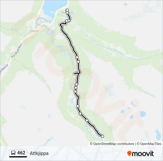 462 Bus Line Map