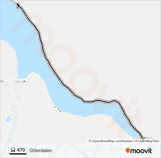 470 Bus Line Map