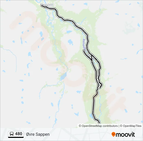480 Bus Line Map